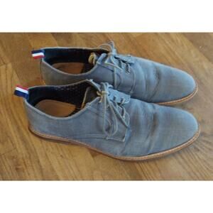 Ben Sherman Men’s Dress Oxford Gray Denim Shoes 10.5